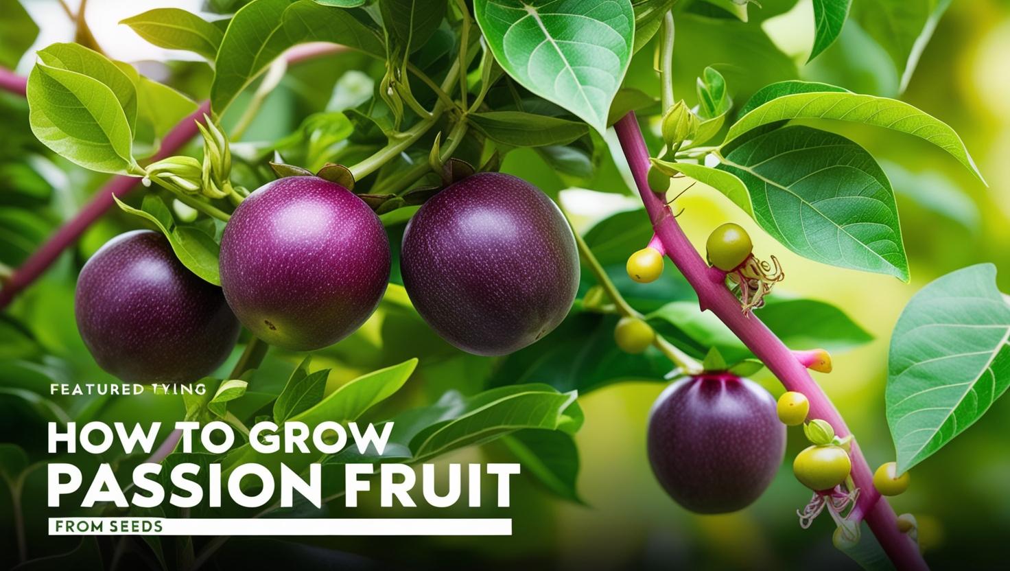 How to Grow Passion Fruit from Seeds